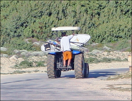 Tractor surf taxi