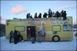 Corona snow bus