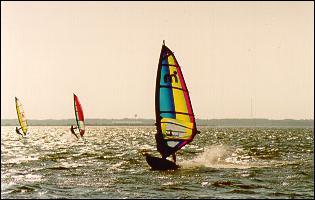 windsurfing