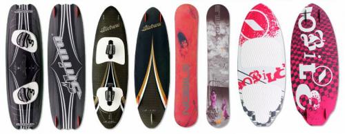 Shinn board, Wave, Snowkite i Skimmboard