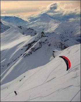 Ozone Snowkite Trip