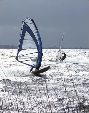 Zimowe pływanie na Dąbskim 2007