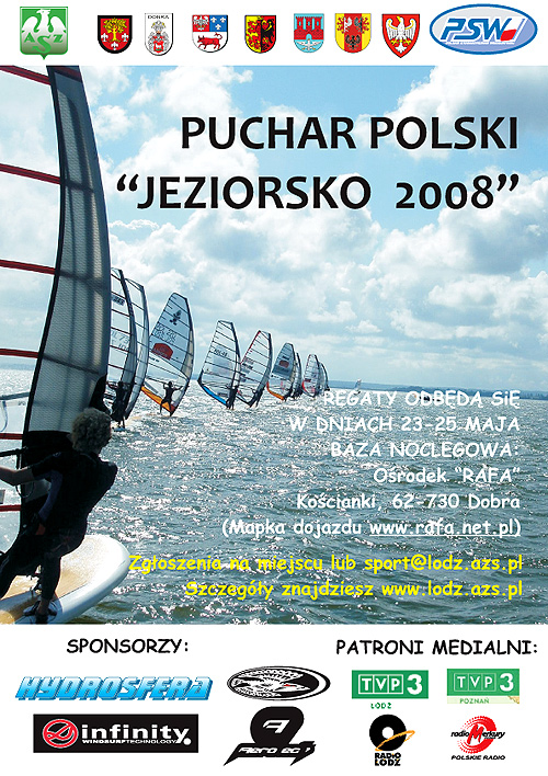 Puchar Polski w Klasie Formuła Windsurfing - Jeziorsko 2008