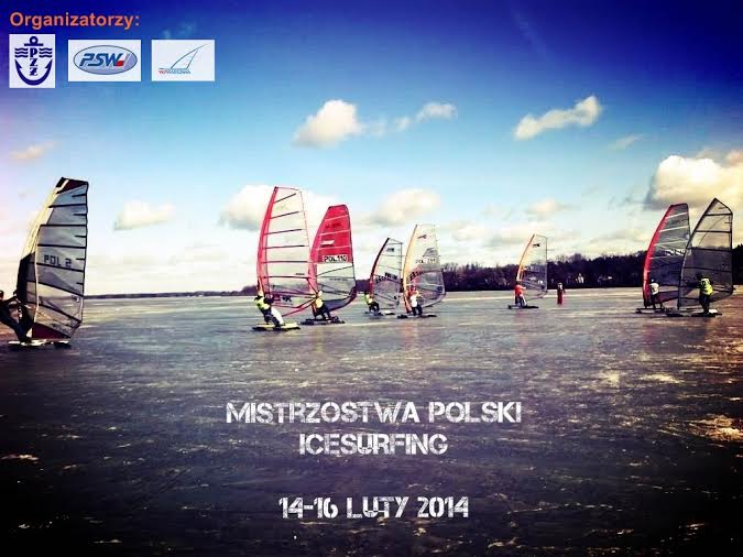 Oficjalny plakat z Mistrzostw Polski Icesurfingu